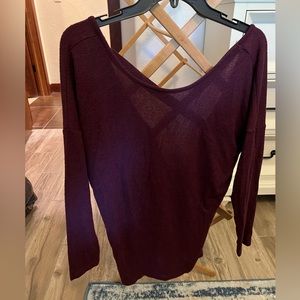 Oversized Maroon Sweater